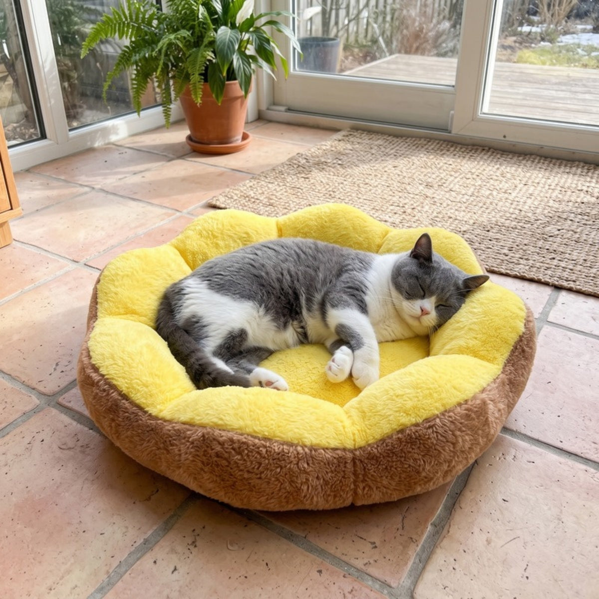 Woofidoo Blossom Flower Cat Bed