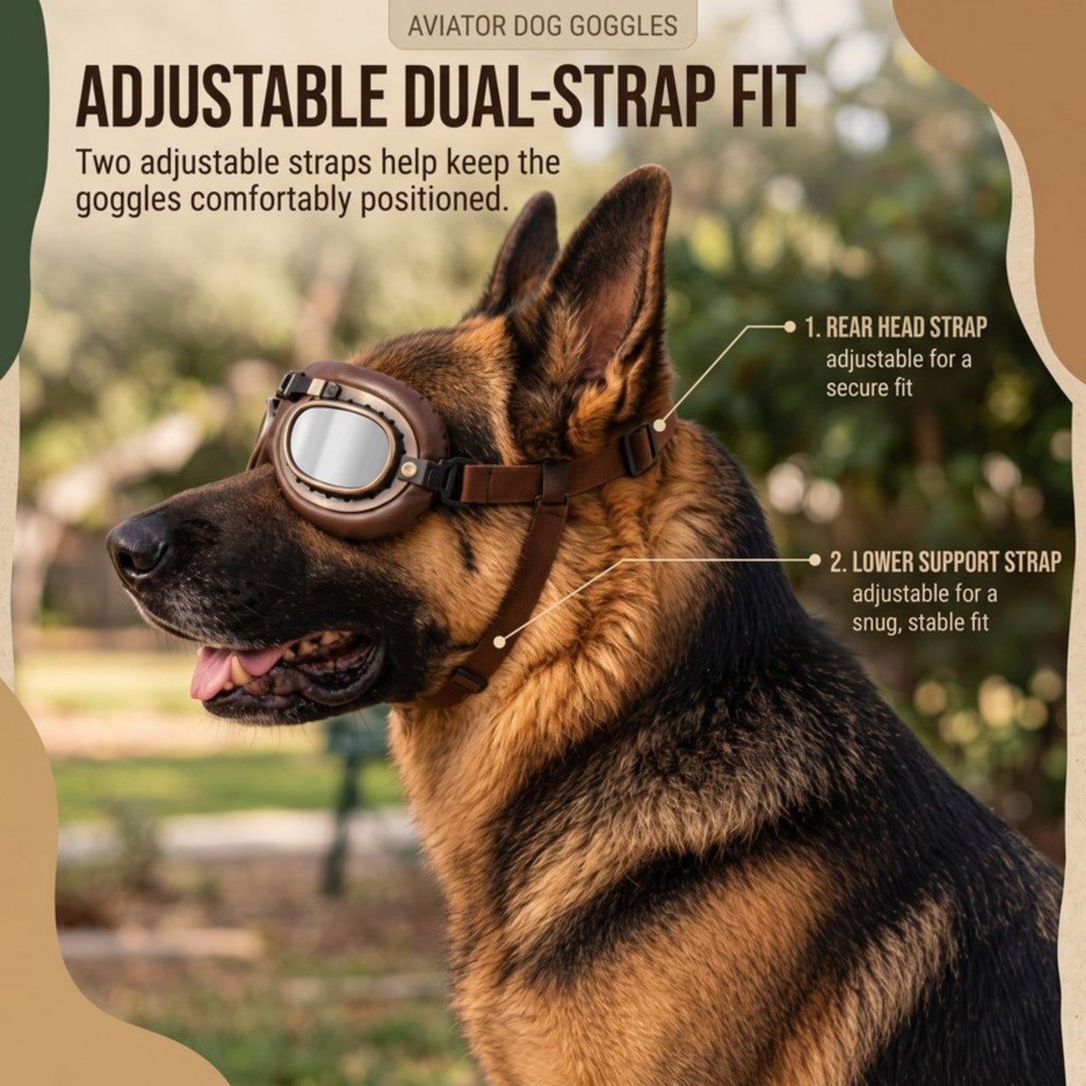 Woofidoo Aviator Dog Goggles