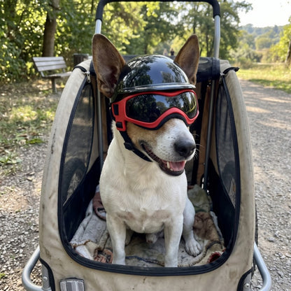 Woofidoo Dog Goggles and Helmet Set
