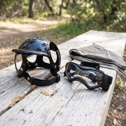Woofidoo Dog Goggles and Helmet Set