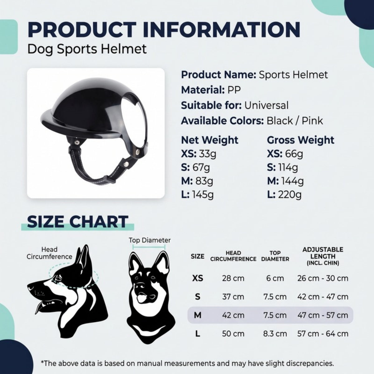 Woofidoo Dog Goggles and Helmet Set