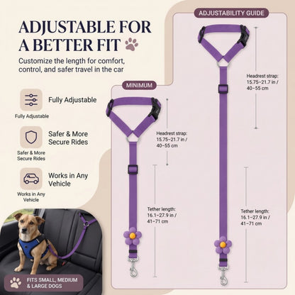 Woofidoo Dog Car Safety Leash