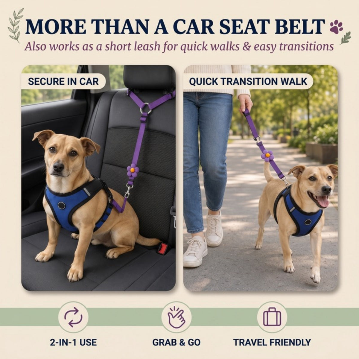 Woofidoo Dog Car Safety Leash