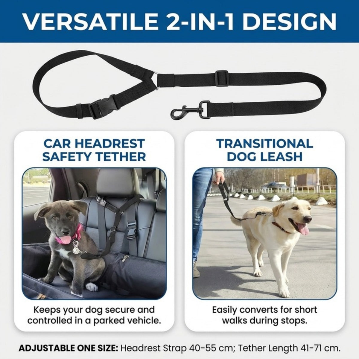 Woofidoo Dog Car Safety Leash