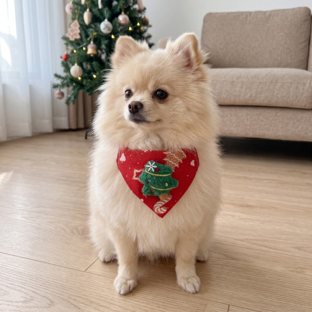 Woofidoo Reindeer Christmas Dog Bandana
