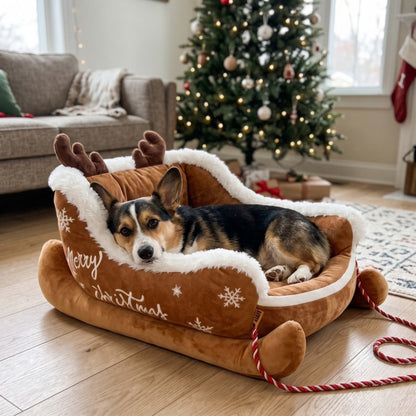 Woofidoo Christmas Sled Dog Bed