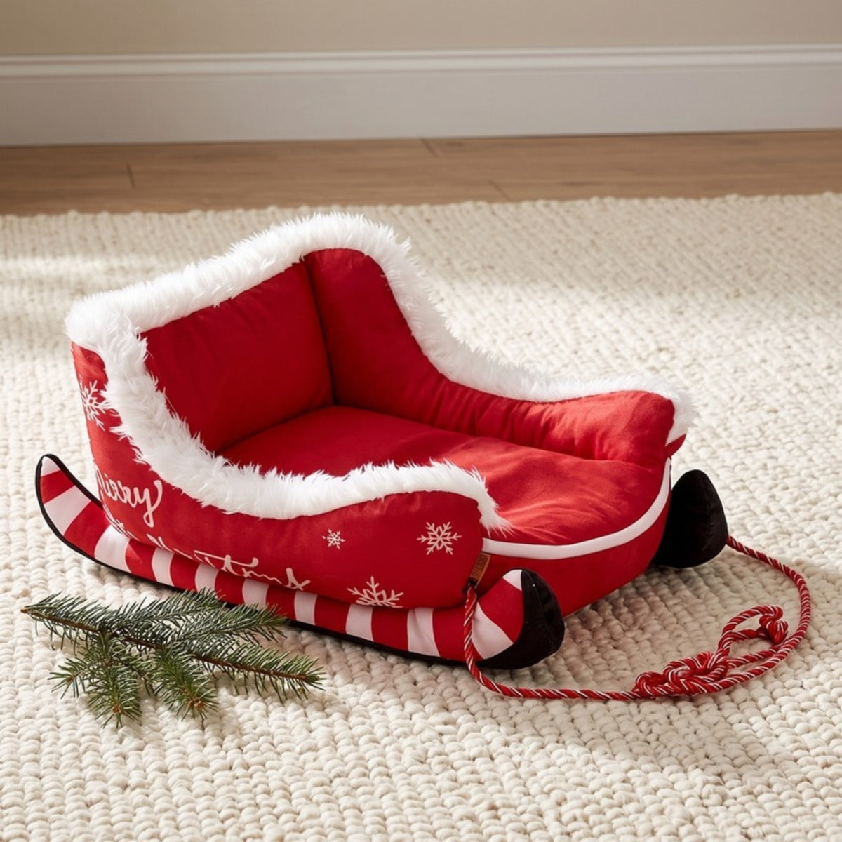 Woofidoo Christmas Sled Dog Bed