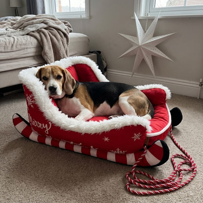 Woofidoo Christmas Sled Dog Bed