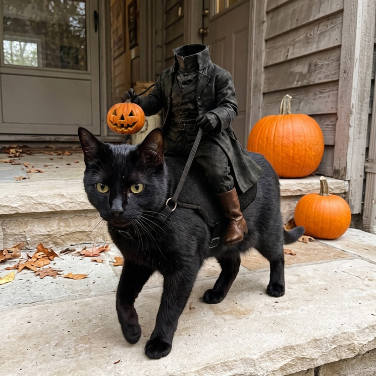 Woofidoo Horseman Cat Halloween Costume
