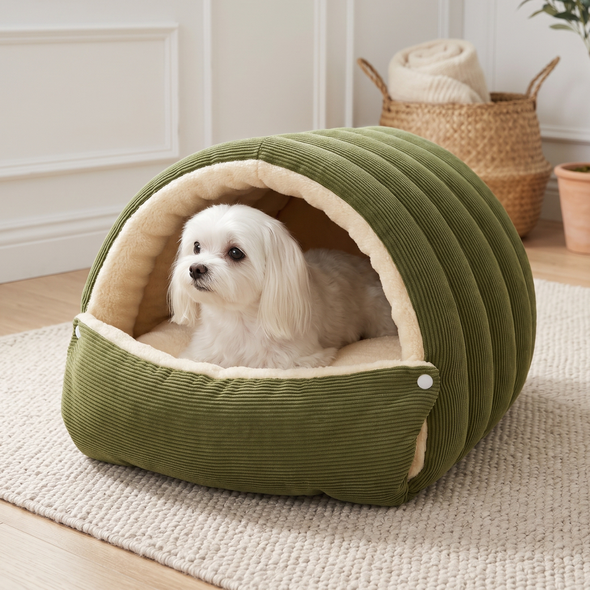 Woofidoo Corduroy Pet Bed