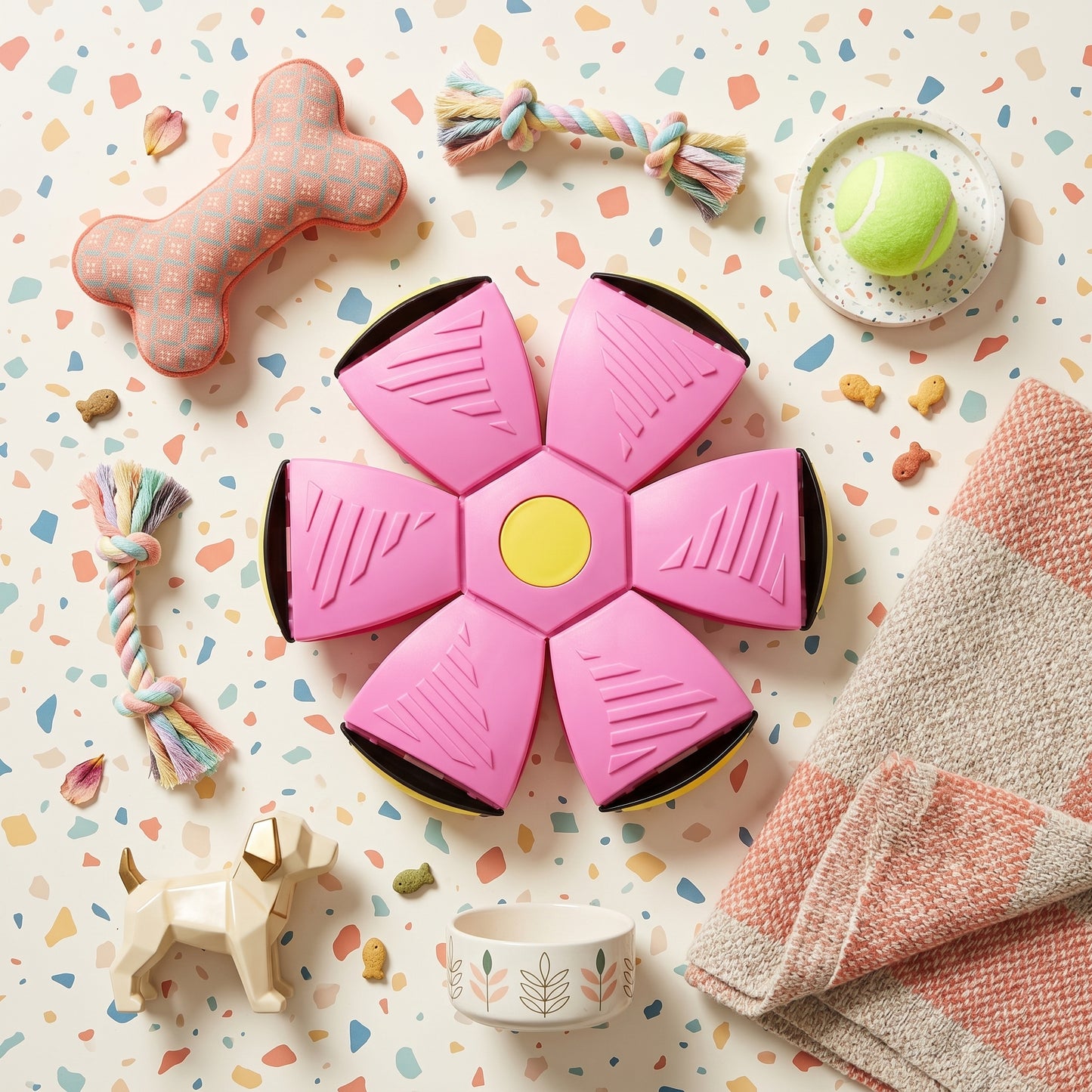 Woofidoo Flying Saucer Fetch Toy