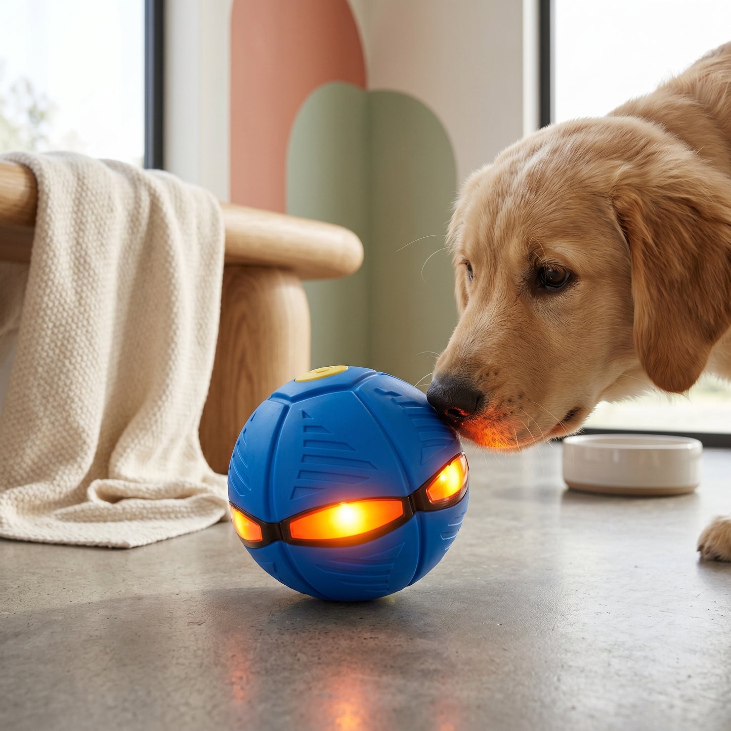 Woofidoo Flying Saucer Fetch Toy
