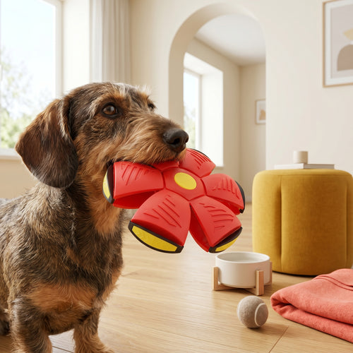 Woofidoo Flying Saucer Fetch Toy