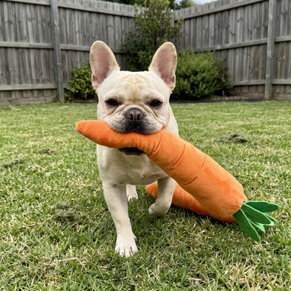 Woofidoo Carrot Plush Giant Dog Toy