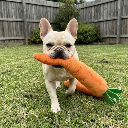 Woofidoo Carrot Plush Giant Dog Toy