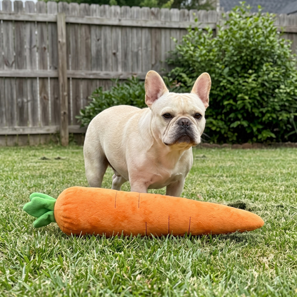 Woofidoo Carrot Plush Giant Dog Toy
