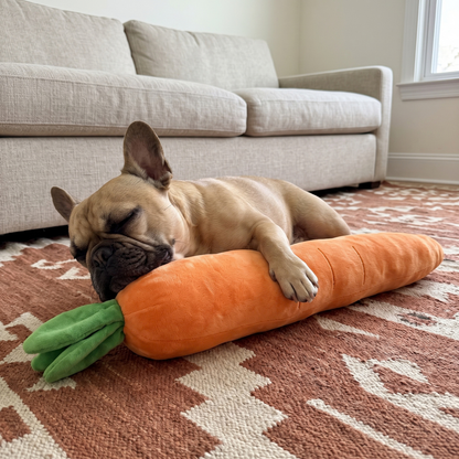 Woofidoo Carrot Plush Giant Dog Toy