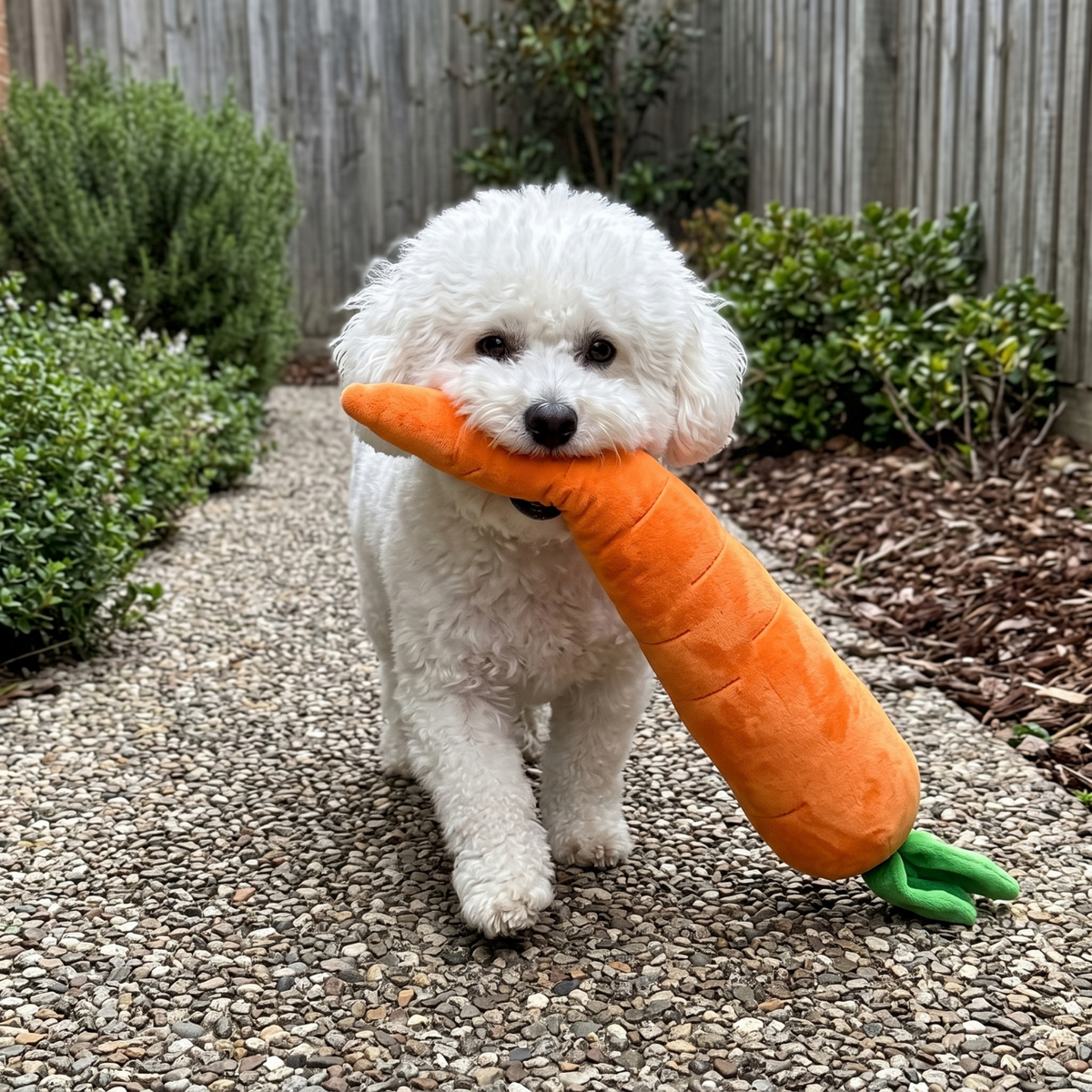 Woofidoo Carrot Plush Giant Dog Toy