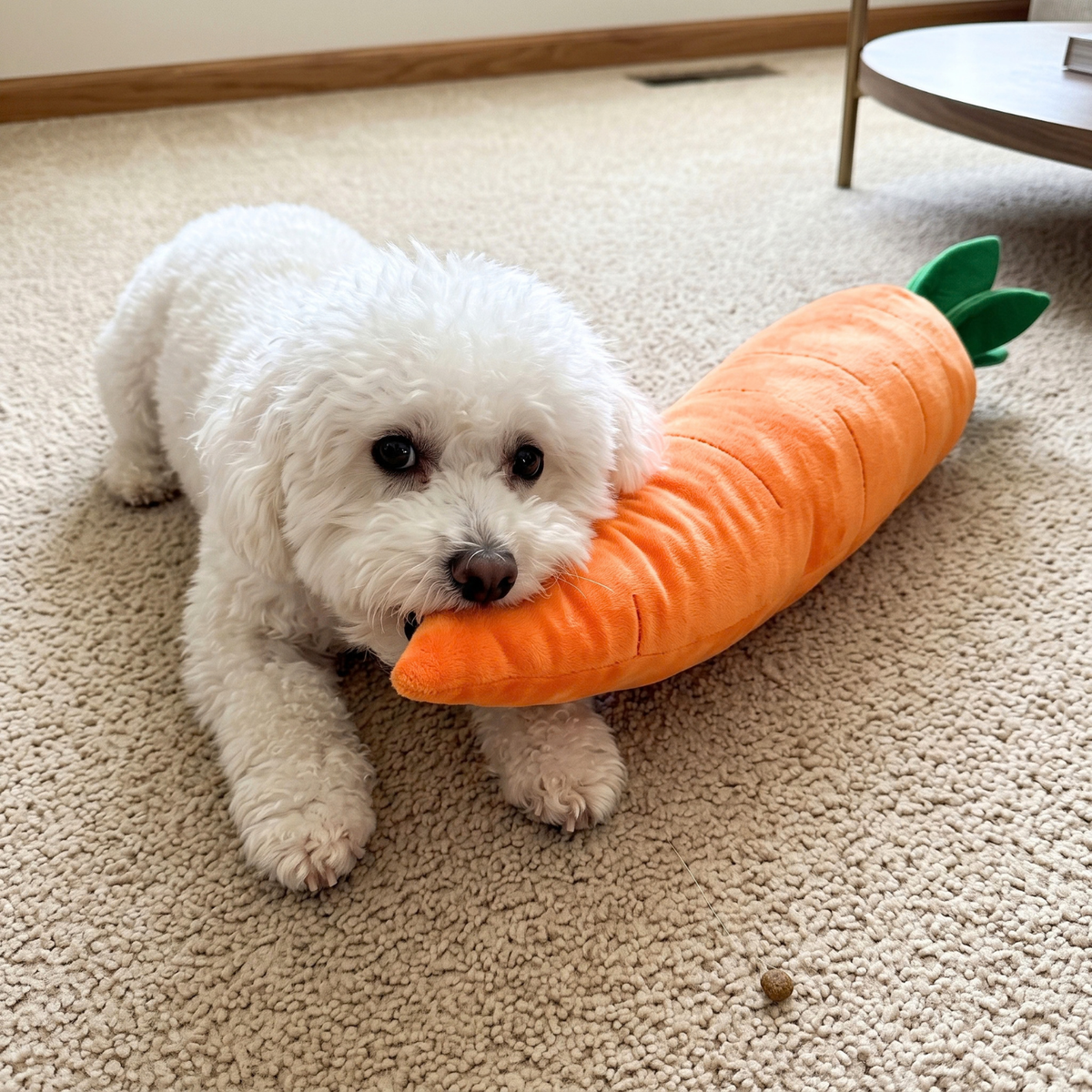 Woofidoo Carrot Plush Giant Dog Toy
