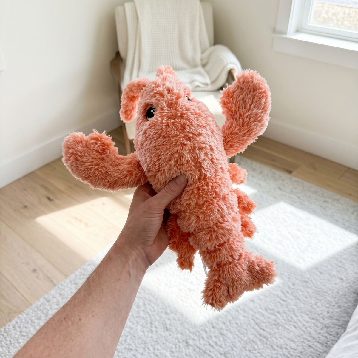 Woofidoo Floppy Lobster Interactive Dog Toy
