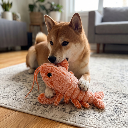 Woofidoo Floppy Lobster Interactive Dog Toy