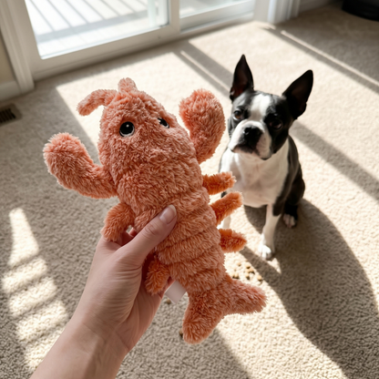 Woofidoo Floppy Lobster Interactive Dog Toy