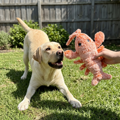Woofidoo Floppy Lobster Interactive Dog Toy