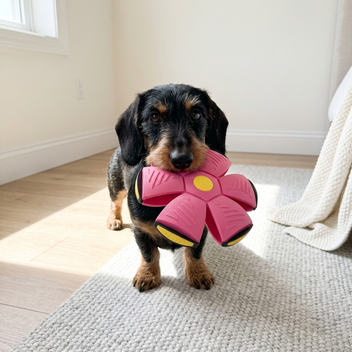 Woofidoo Flying Saucer Fetch Toy