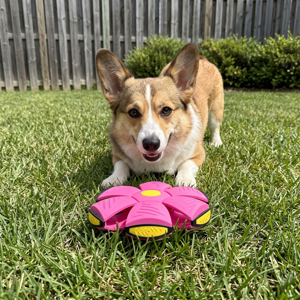 Woofidoo Flying Saucer Fetch Toy