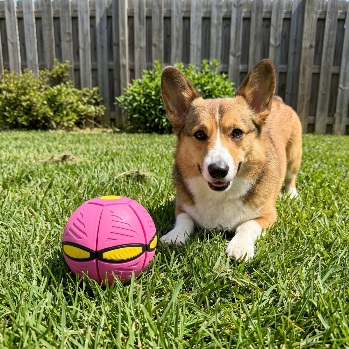 Woofidoo Flying Saucer Fetch Toy