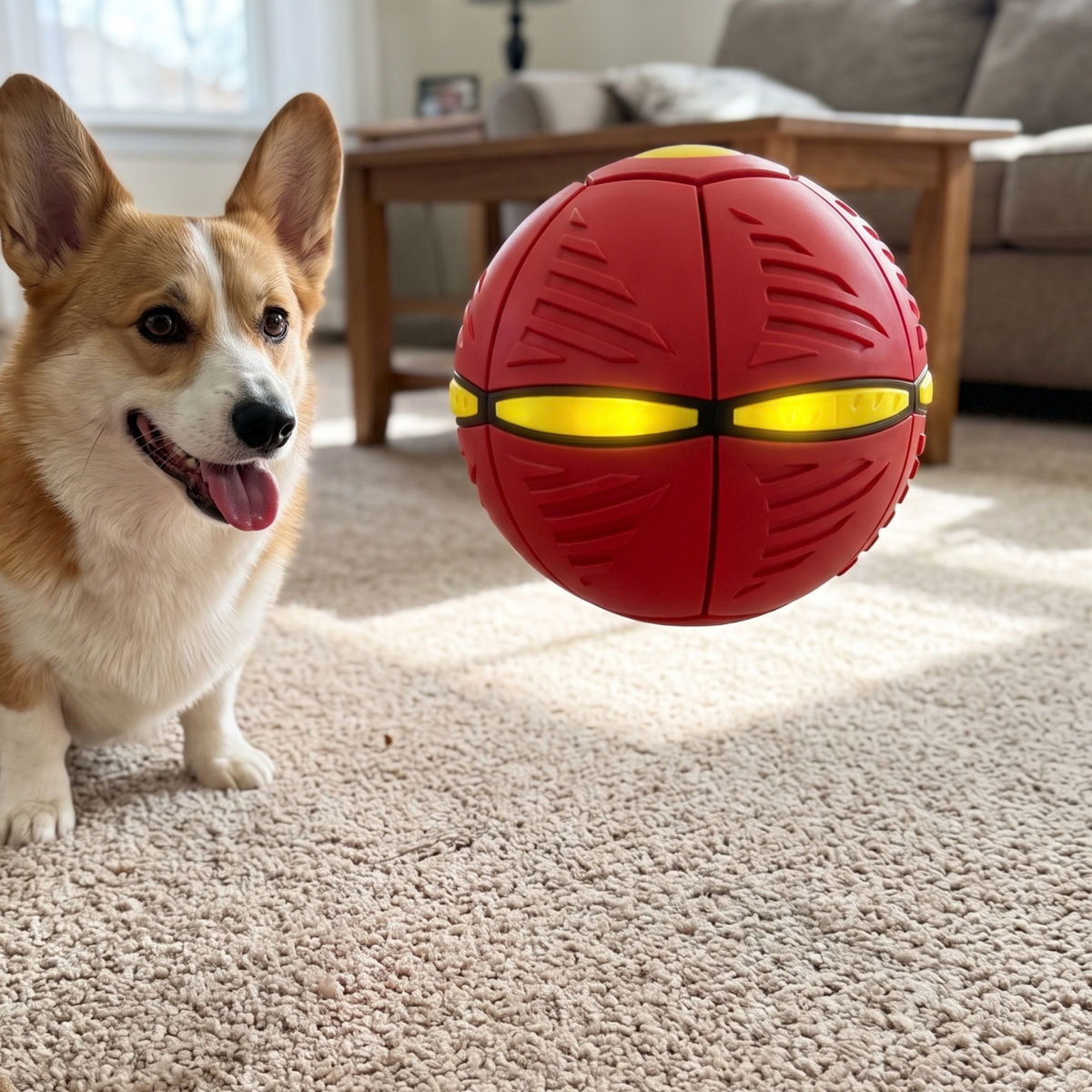 Woofidoo Flying Saucer Fetch Toy