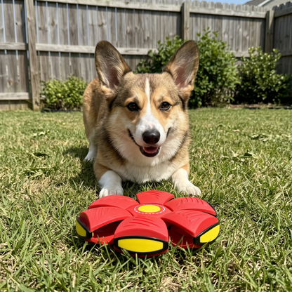 Woofidoo Flying Saucer Fetch Toy
