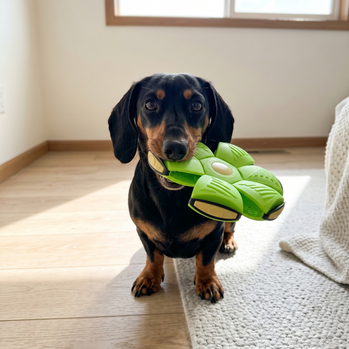 Woofidoo Flying Saucer Fetch Toy