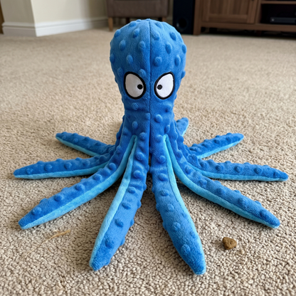 Woofidoo Octo Plush Squeaky Toy