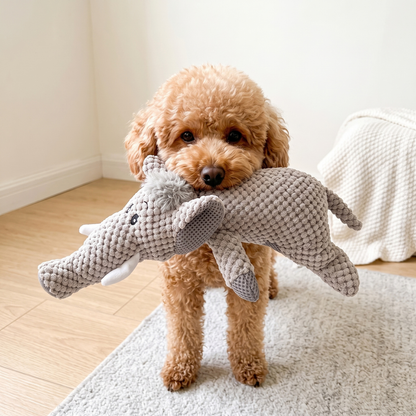 Woofidoo Snuggle Buddy Plush Chew Toy