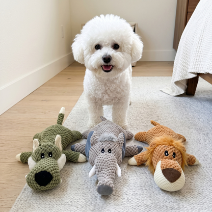 Woofidoo Snuggle Buddy Plush Chew Toy