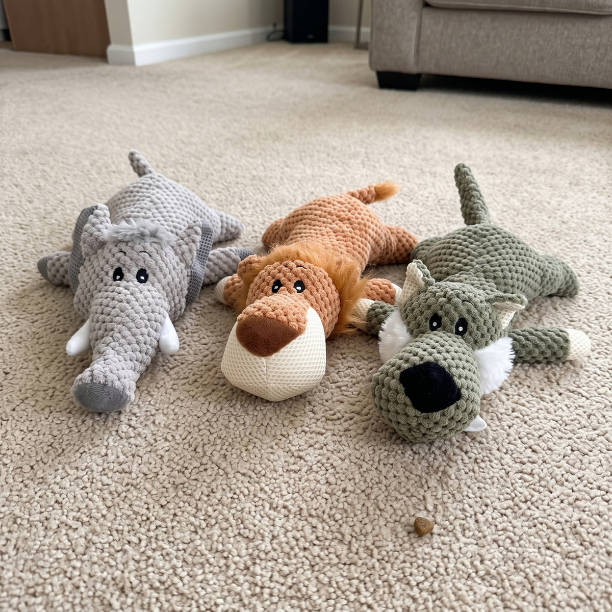 Woofidoo Snuggle Buddy Plush Chew Toy