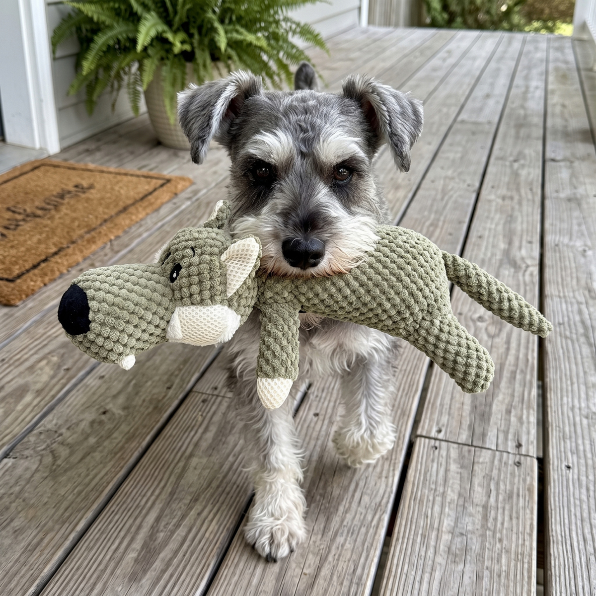 Woofidoo Snuggle Buddy Plush Chew Toy