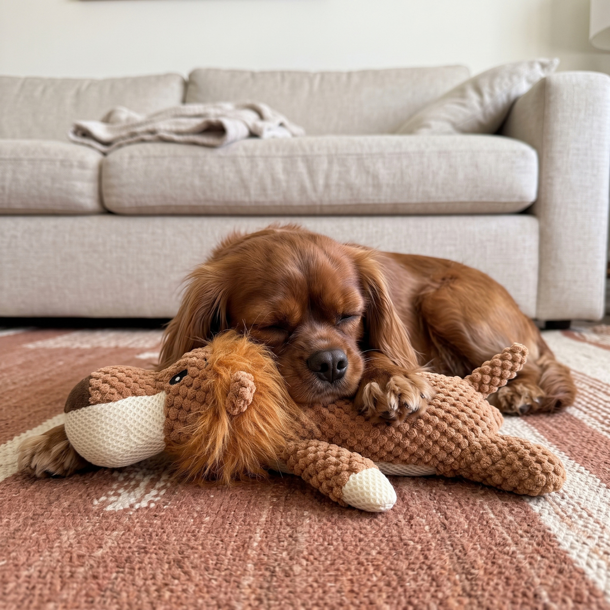 Woofidoo Snuggle Buddy Plush Chew Toy